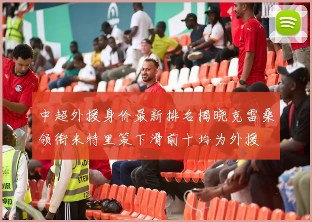 中超外援身价最新排名揭晓克雷桑领衔米特里策下滑前十均为外援